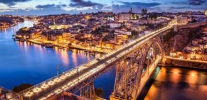 Vista sobre o Porto à noite - 3º edição Imobinvest, Alfândega do Porto